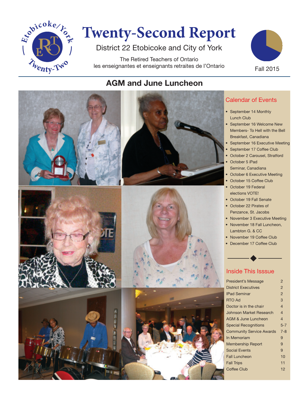 Fall 2015 AGM and June Luncheon