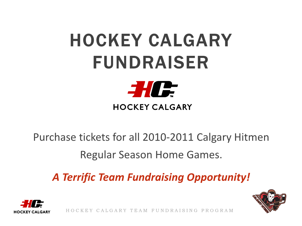 Hockey Calgary Fundraiser