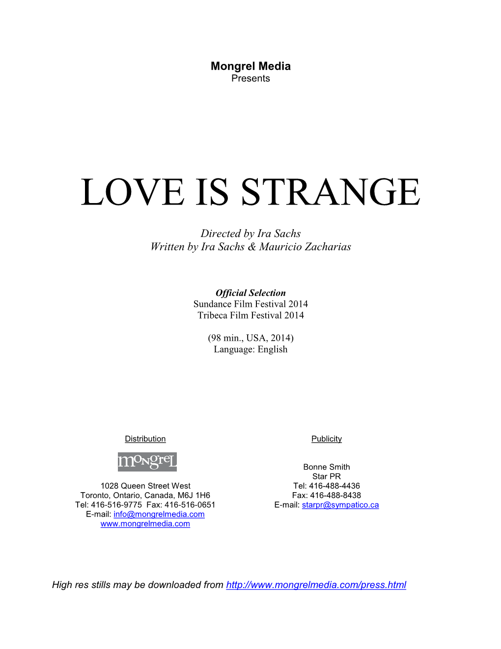 Love Is Strange