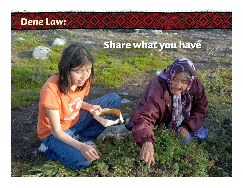 Share What You Have Dene Law