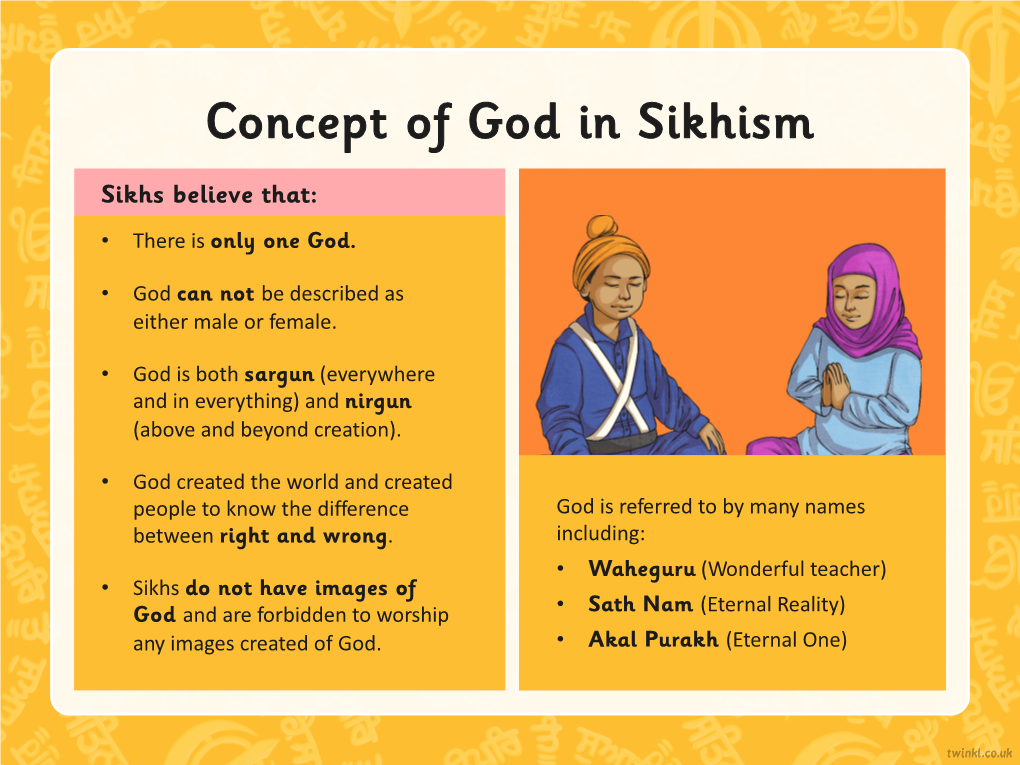 Concept of God in Sikhism