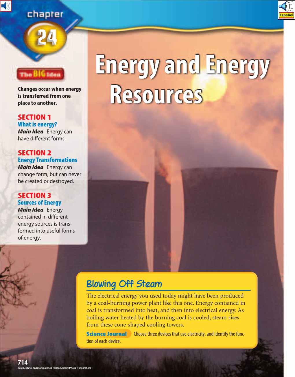 Energy and Energy Resources Phs