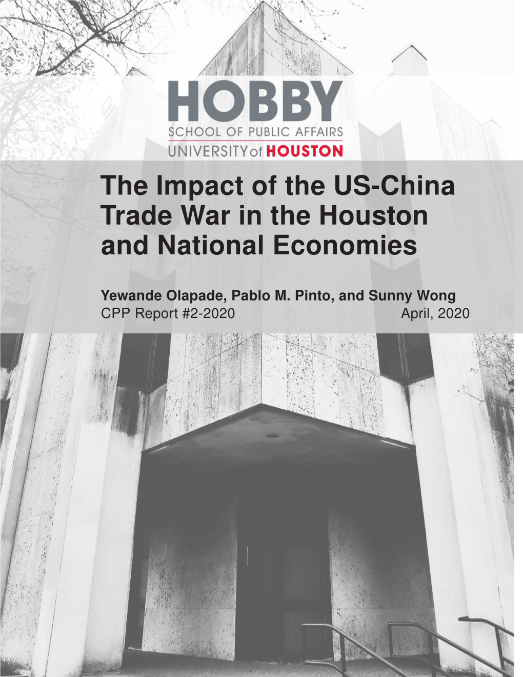 The Impact of the US-China Trade War in the Houston and National Economies