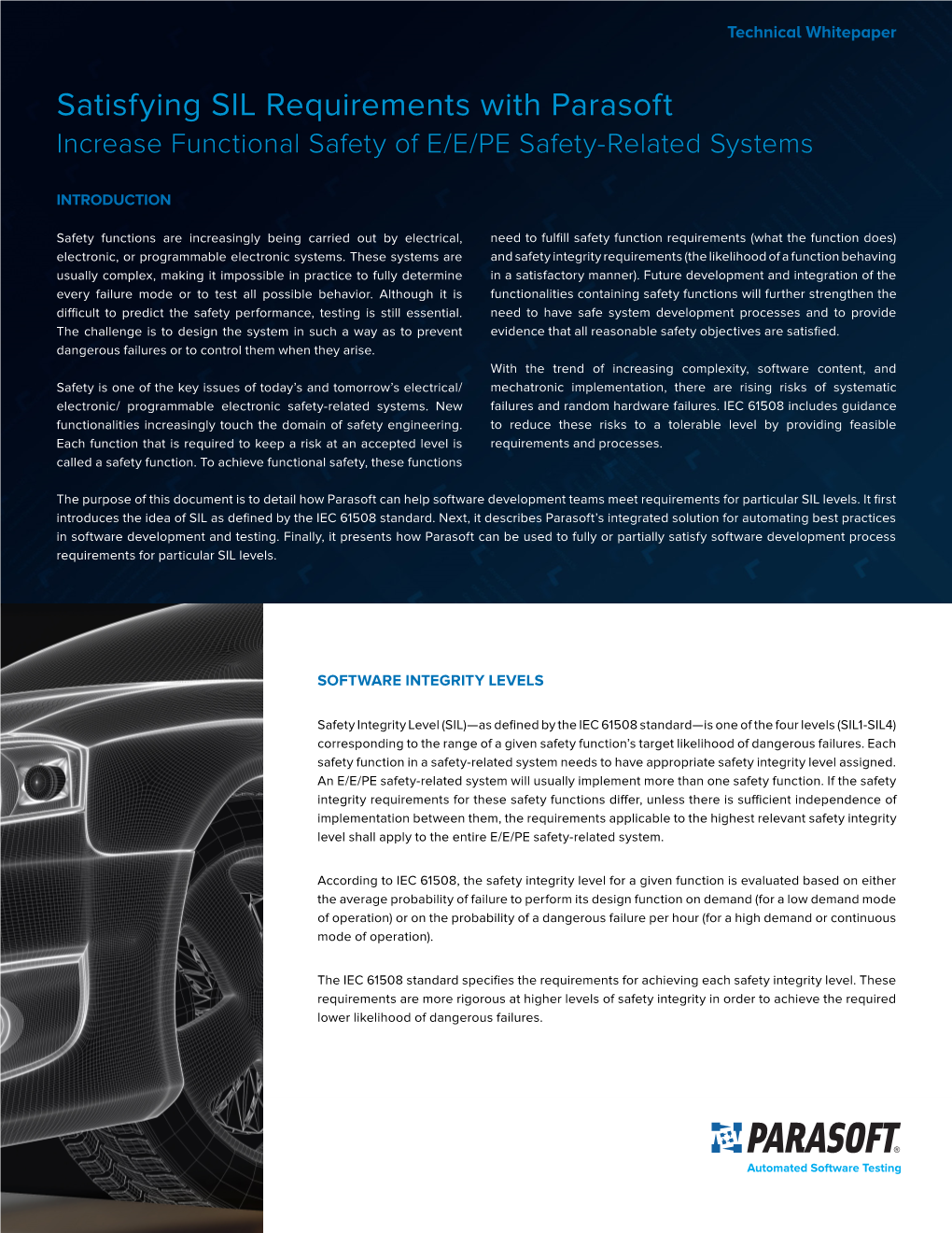 Whitepaper: Satisfying SIL Requirements with Parasoft.Pdf