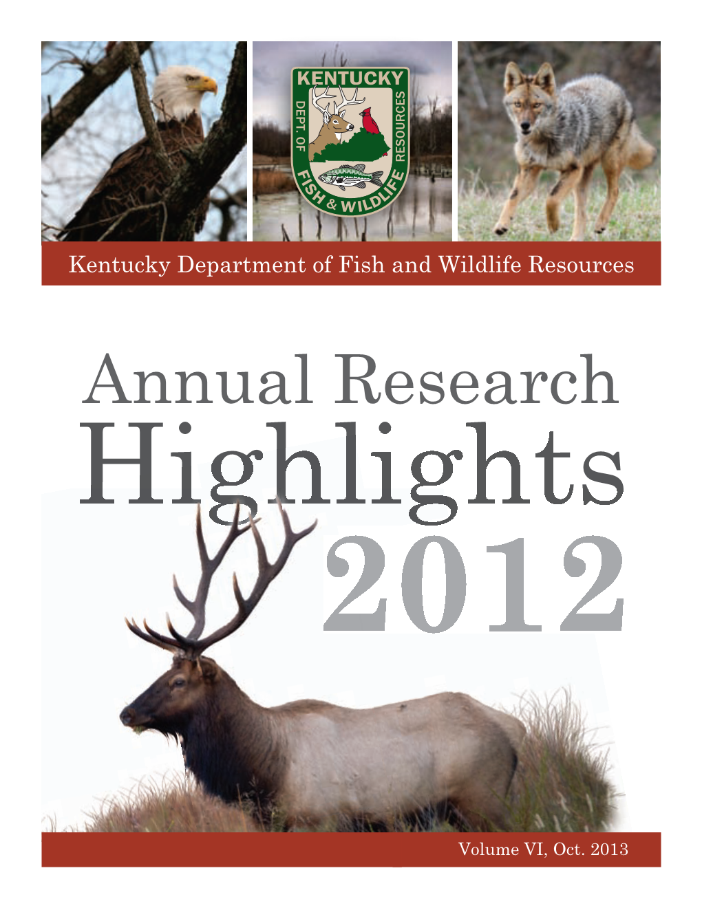 KDFWR Annual Research Highlights 2012