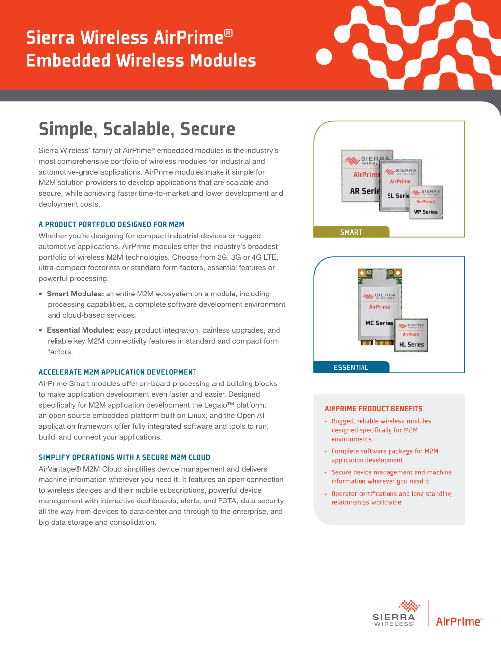 Simple, Scalable, Secure Sierra Wireless Airprime® Embedded