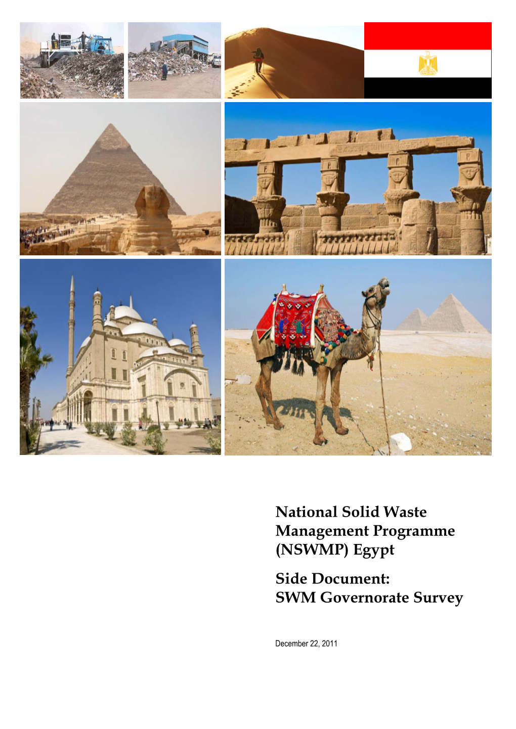 National Solid Waste Management Programme (NSWMP) Egypt Side Document: SWM Governorate Survey