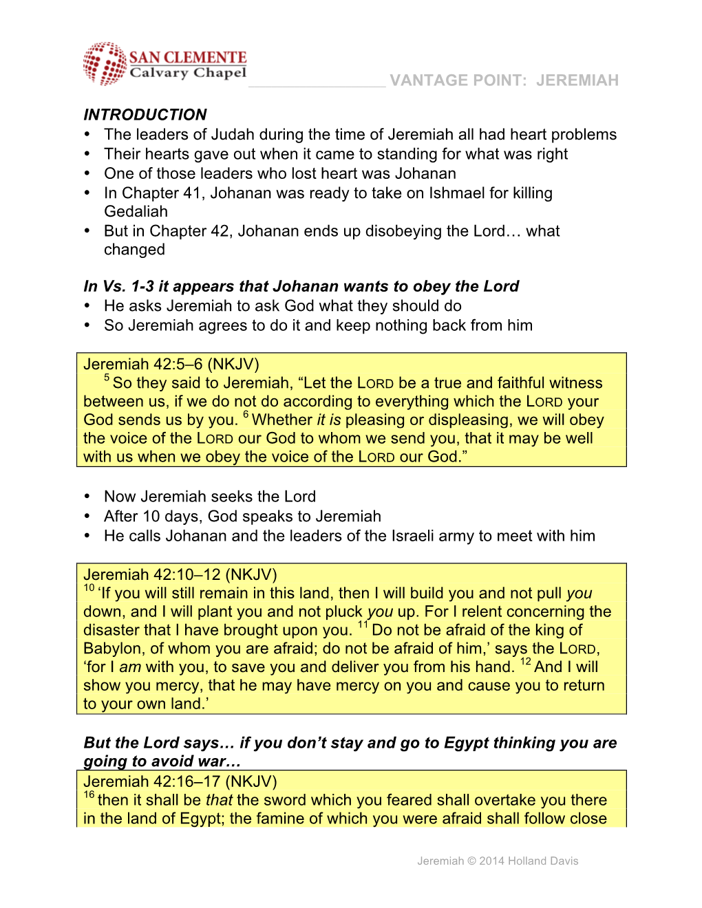 INTRODUCTION • the Leaders of Judah During the Time of Jeremiah