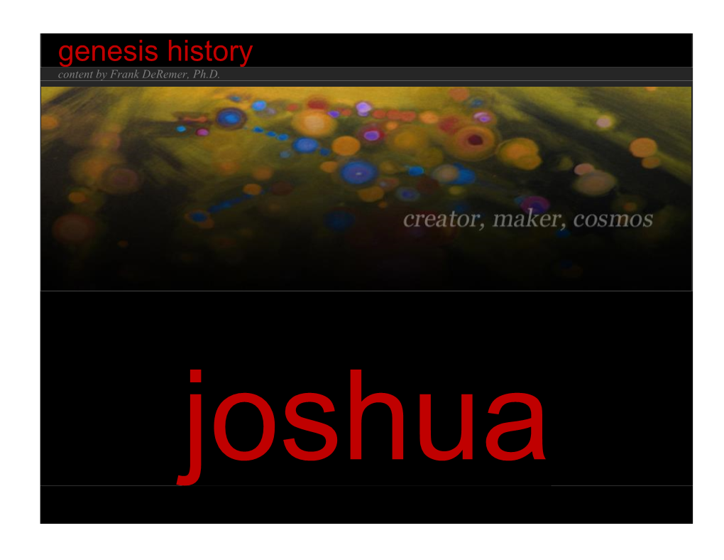 One-Year Bible: Joshua