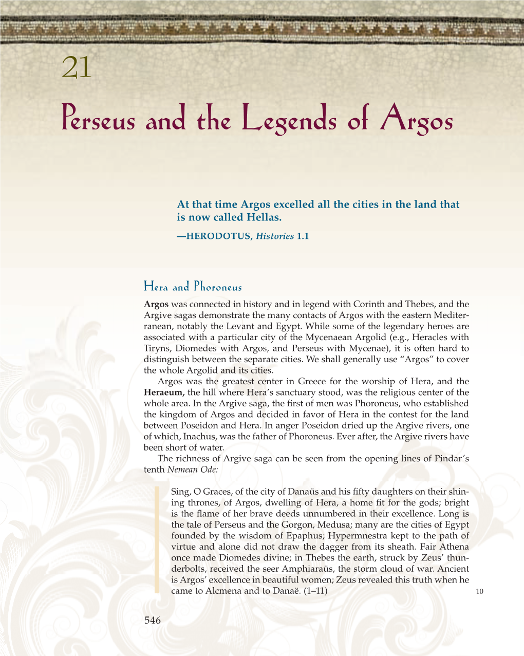 Perseus and the Legends of Argos