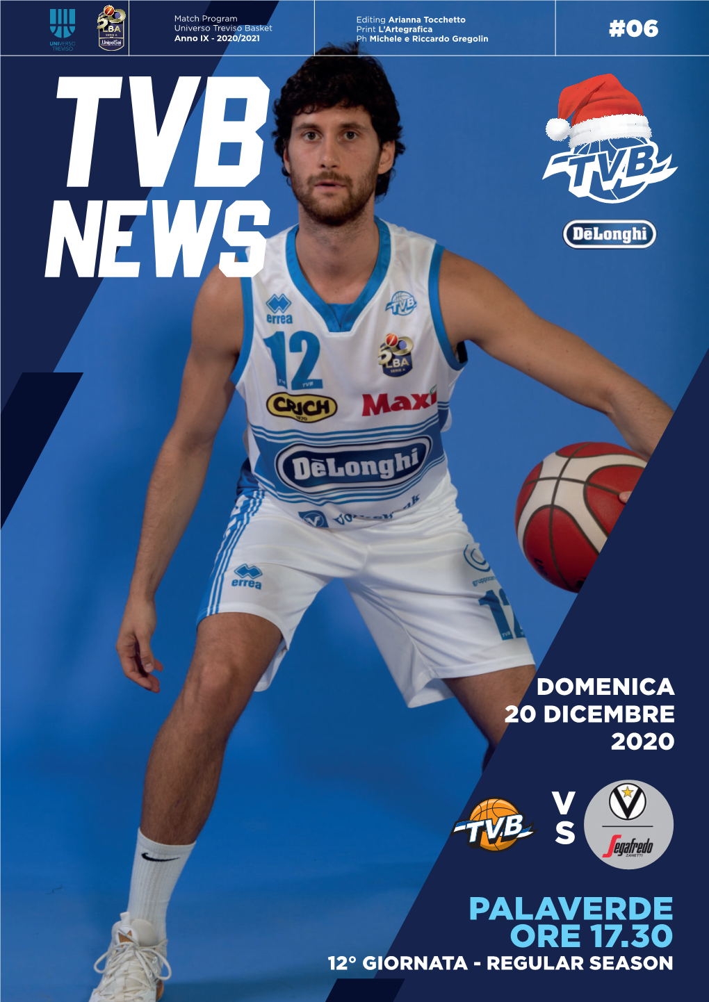 Palaverde Ore 17.30 12° Giornata - Regular Season 12° Giornata — 20/12/2020