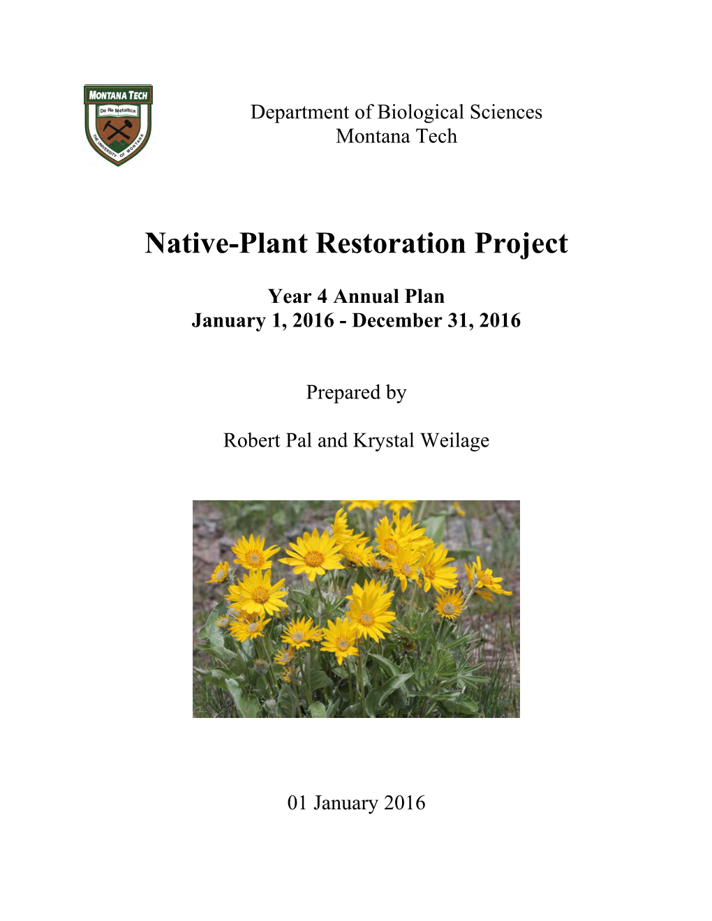 Native-Plant Restoration Project