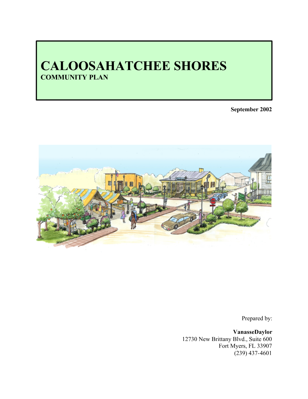 Caloosahatchee Shores Community Plan