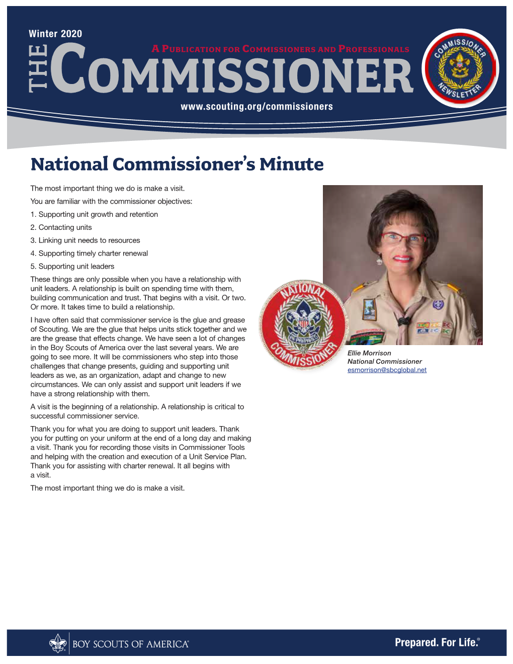 Commissioners and Professionals