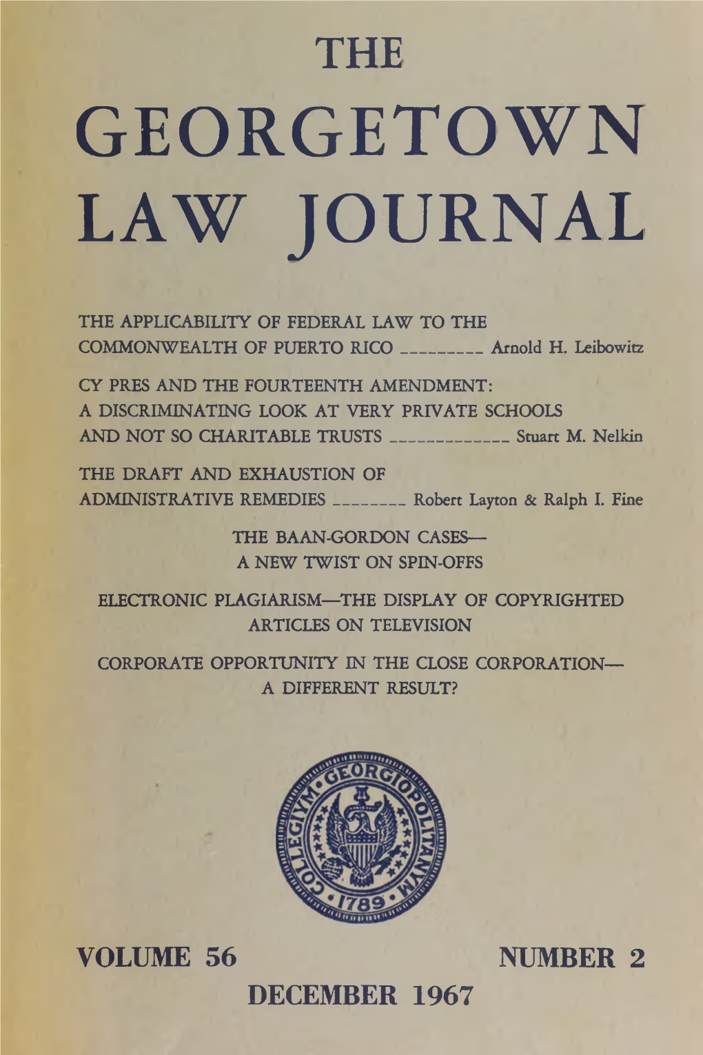 Georgetown Law Journal