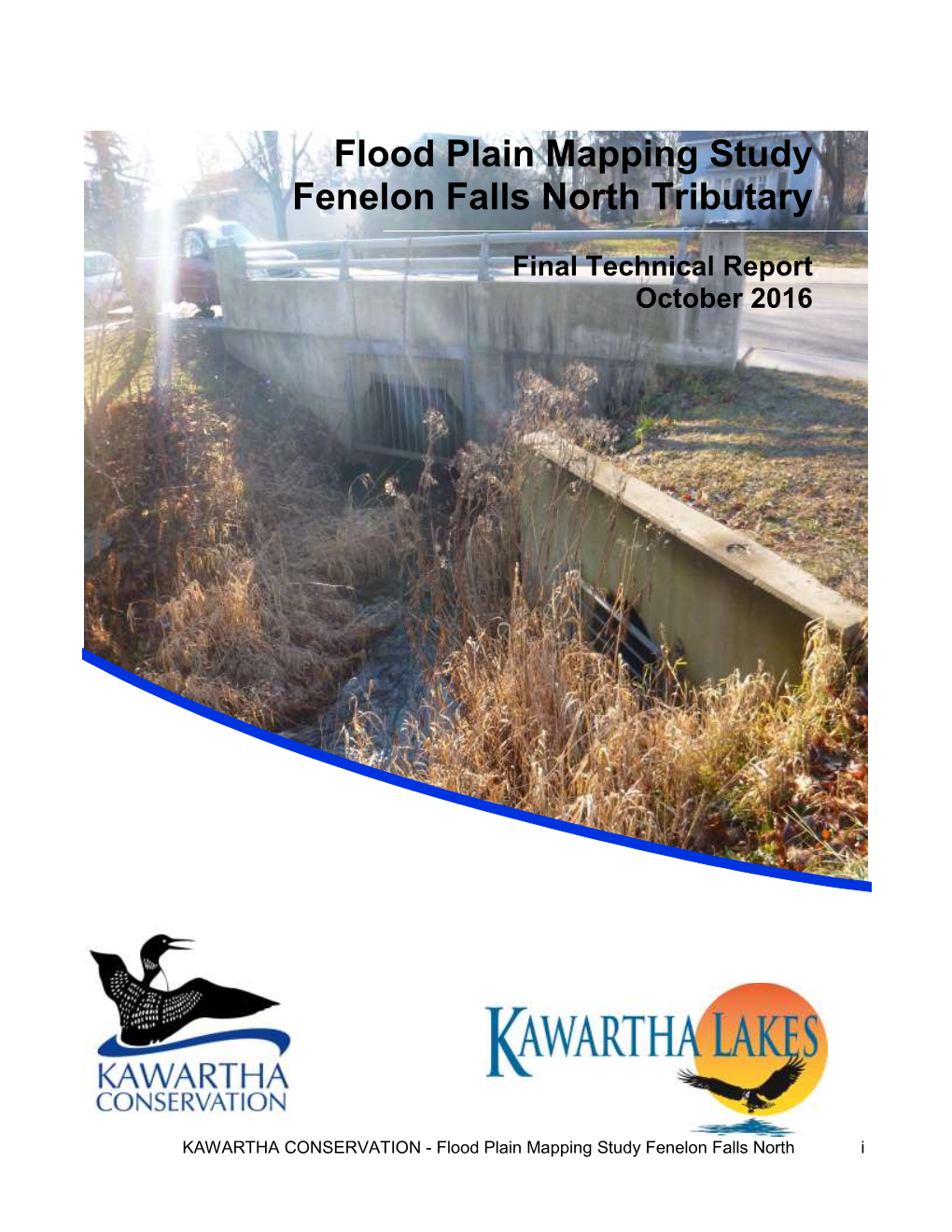 Flood Plain Mapping Study Fenelon Falls North Tributary