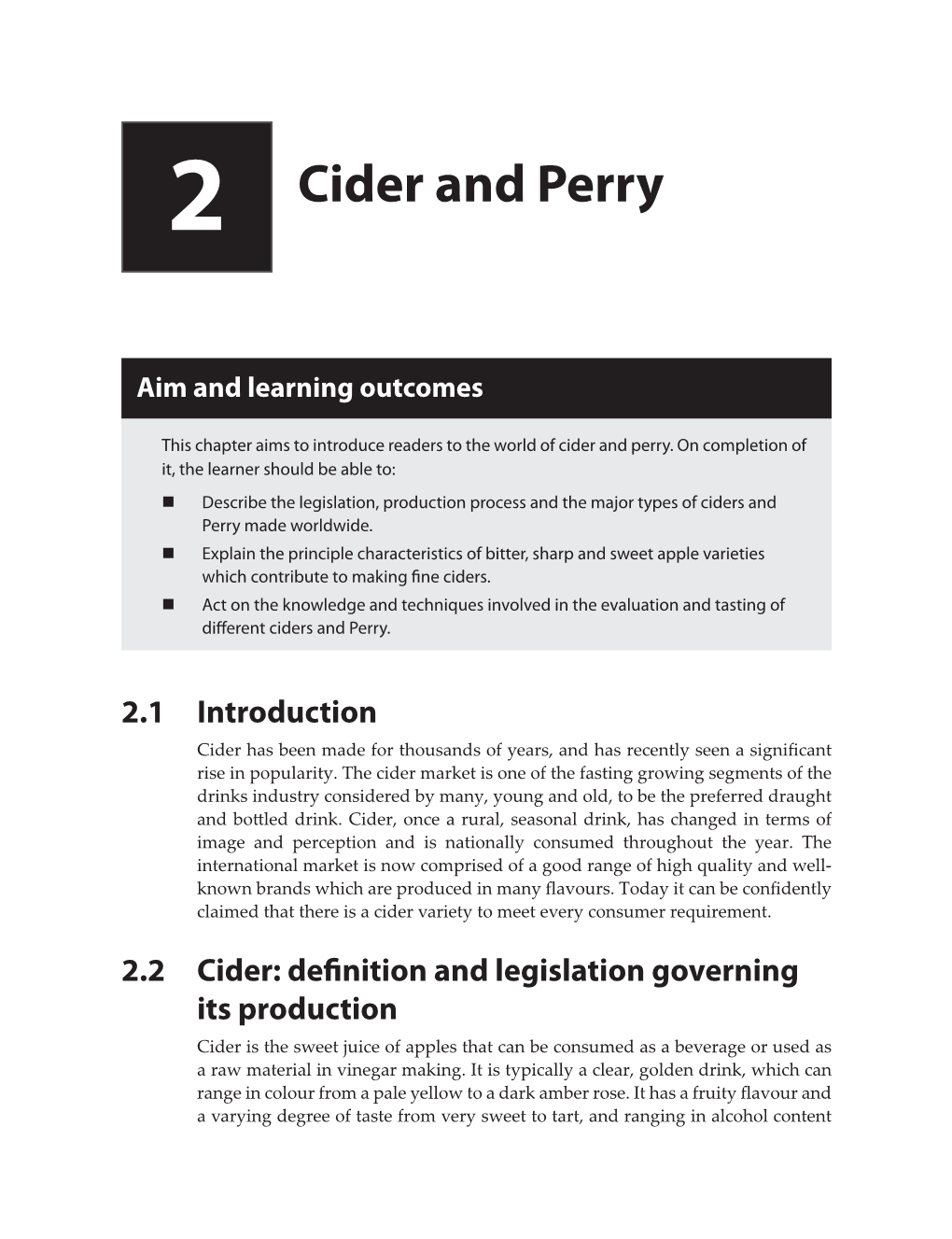 Chapter 2 Cider and Perry