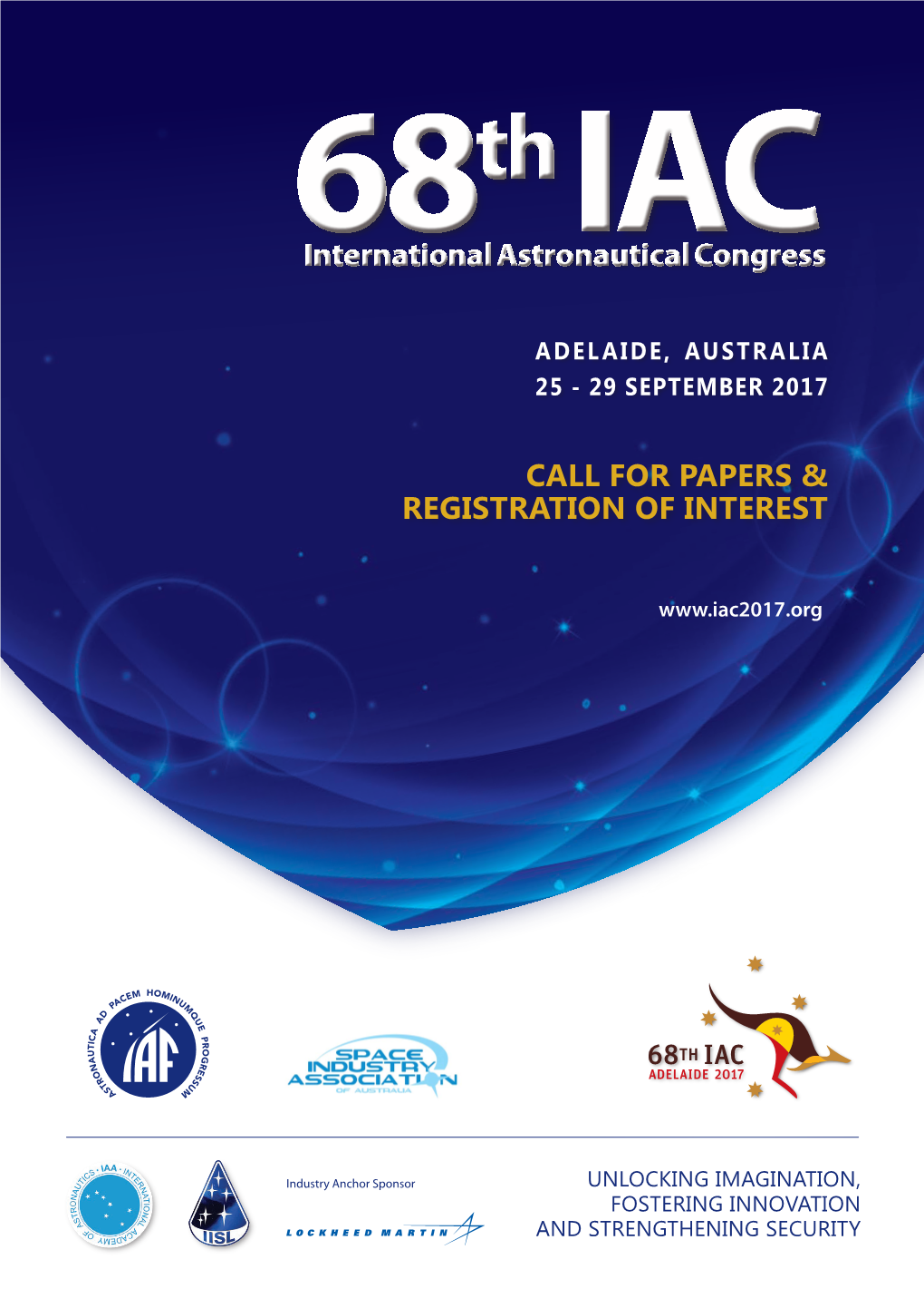 International Astronautical Congress 25 - 29 SEPTEMBER 2017, Adelaide, Australia