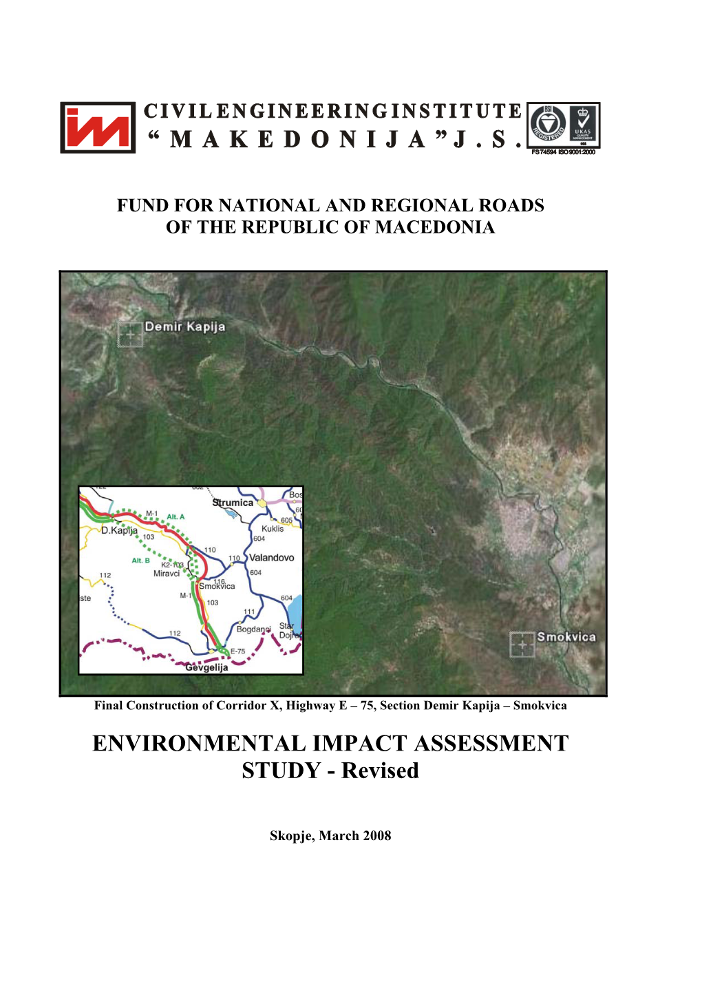 ENVIRONMENTAL IMPACT ASSESSMENT STUDY - Revised