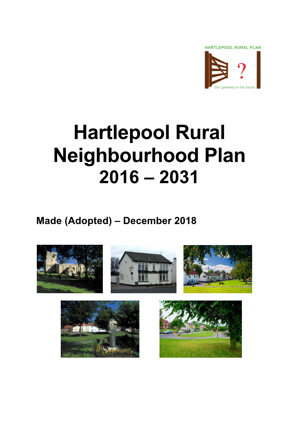 Hartlepool Rural Neighbourhood Plan