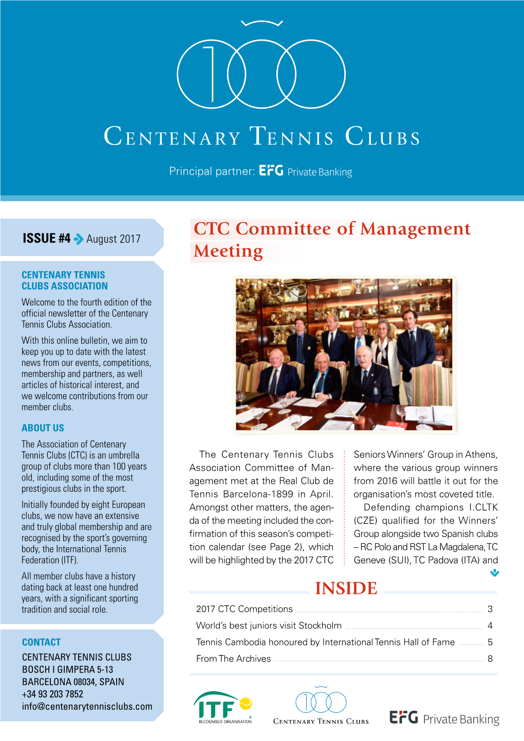 INSIDE CTC Committee of Management Meeting