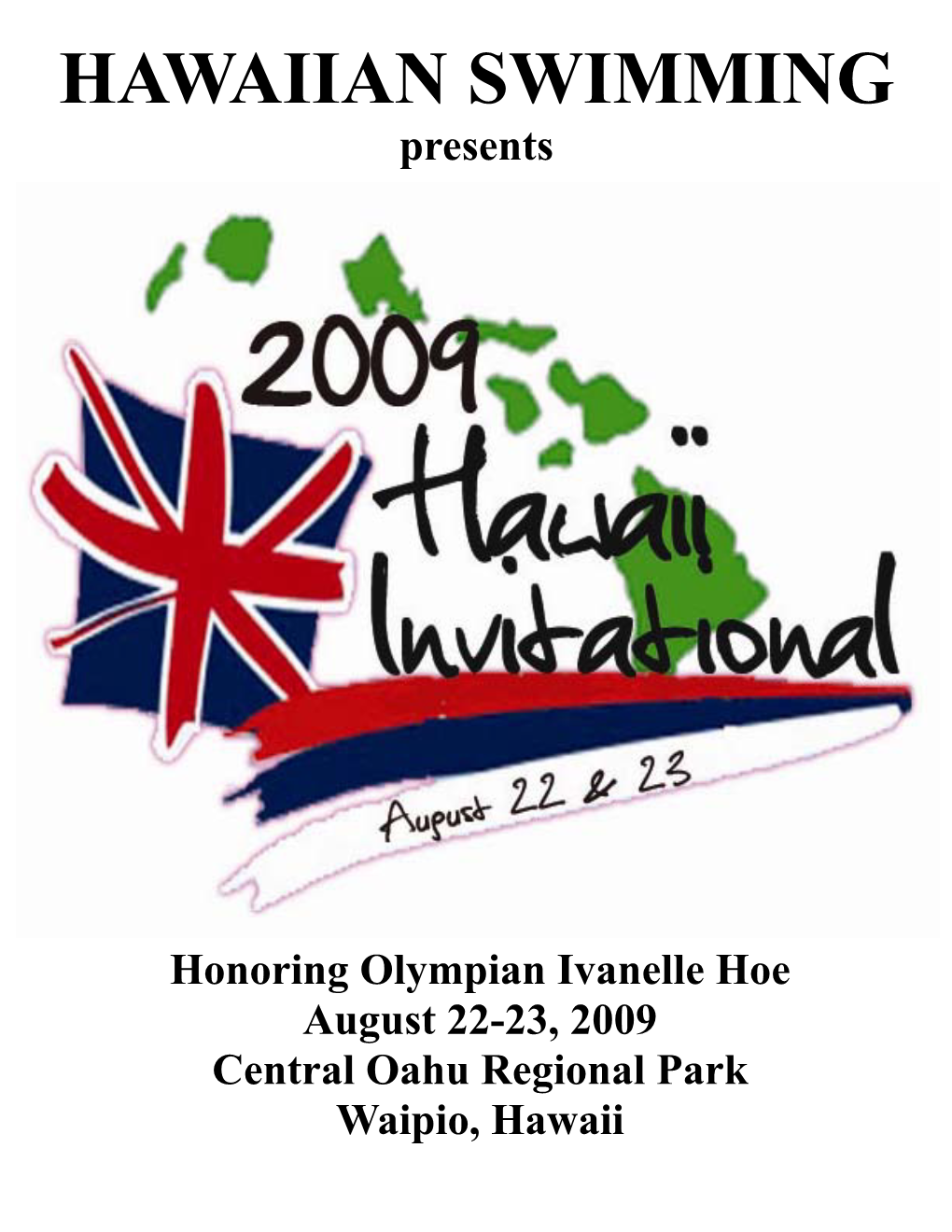 2009 Hawaii Invitational Program