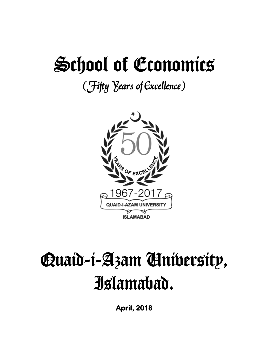Quaid-I-Azam University, Islamabad