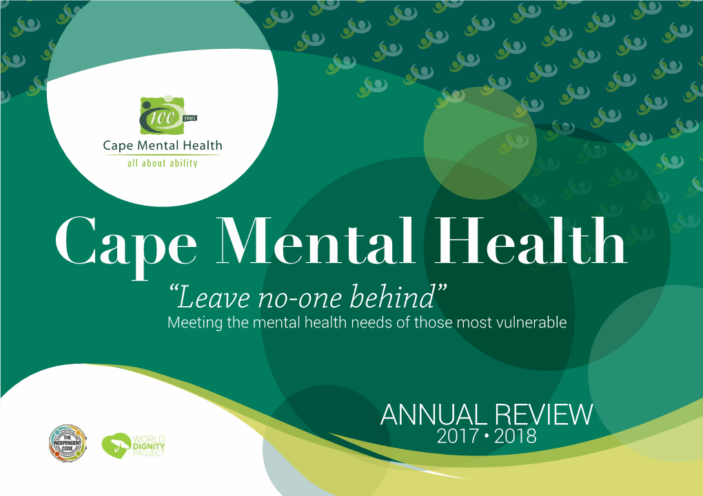 Cape Mental Health Annual Review 2017-2018