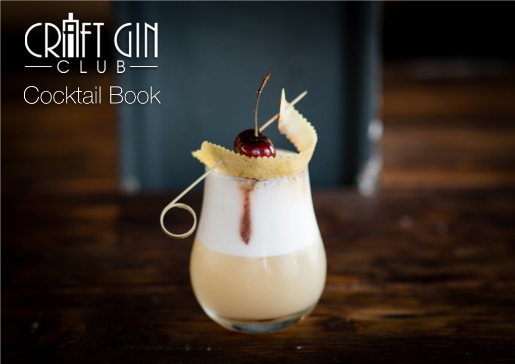 The Craft Gin Club Cocktail Book April 2015