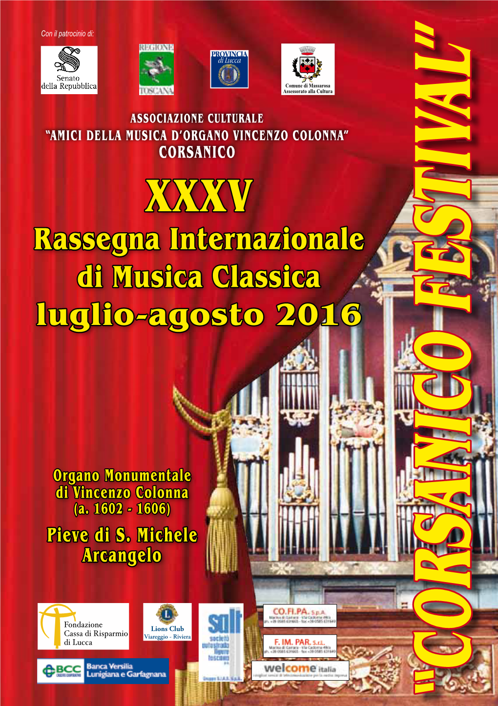 Rassegna Internazionale Di Musica Classica Luglio-Agosto 2016