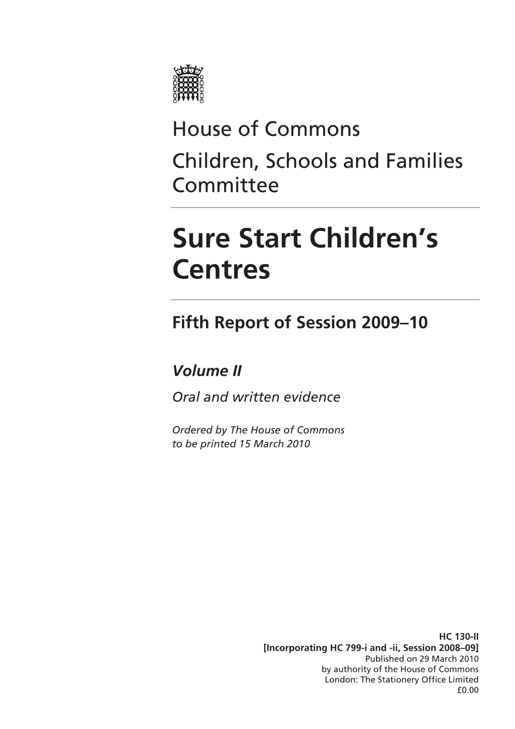 Sure Start Children's Centres