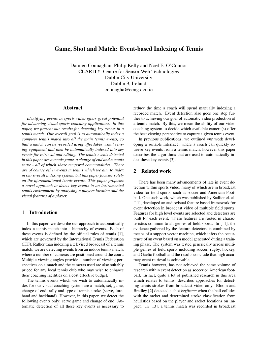 Game, Shot and Match: Event-Based Indexing of Tennis