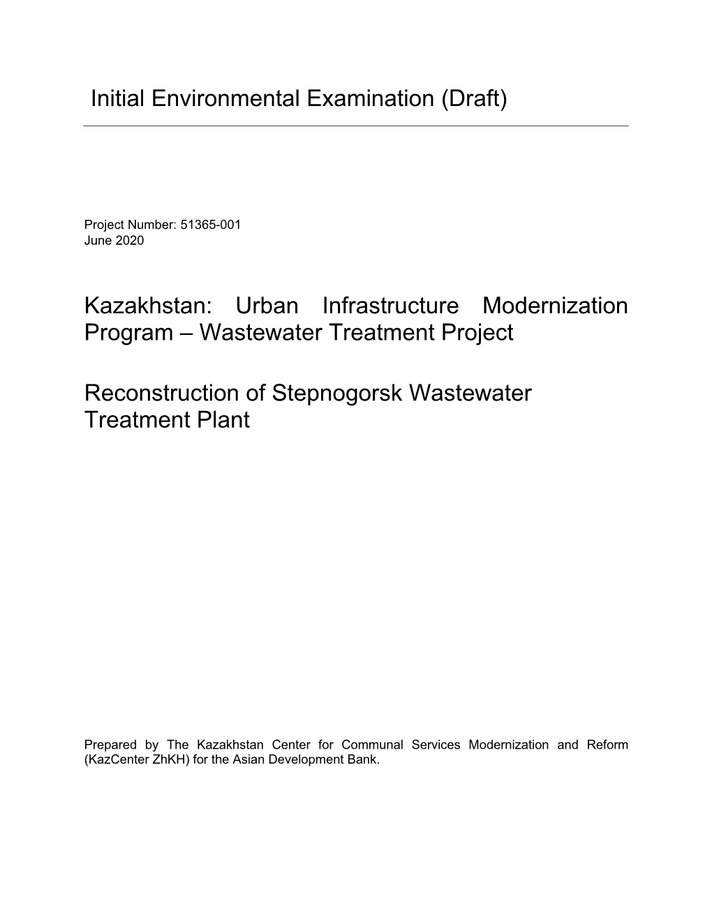 Wastewater Treatment Project