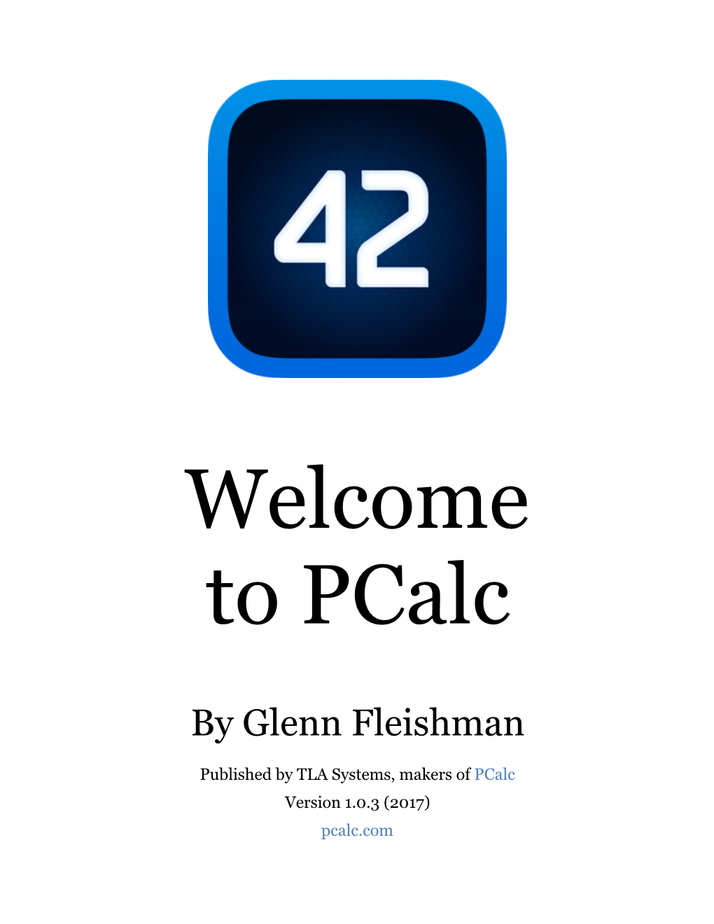 Welcome to Pcalc.Pages