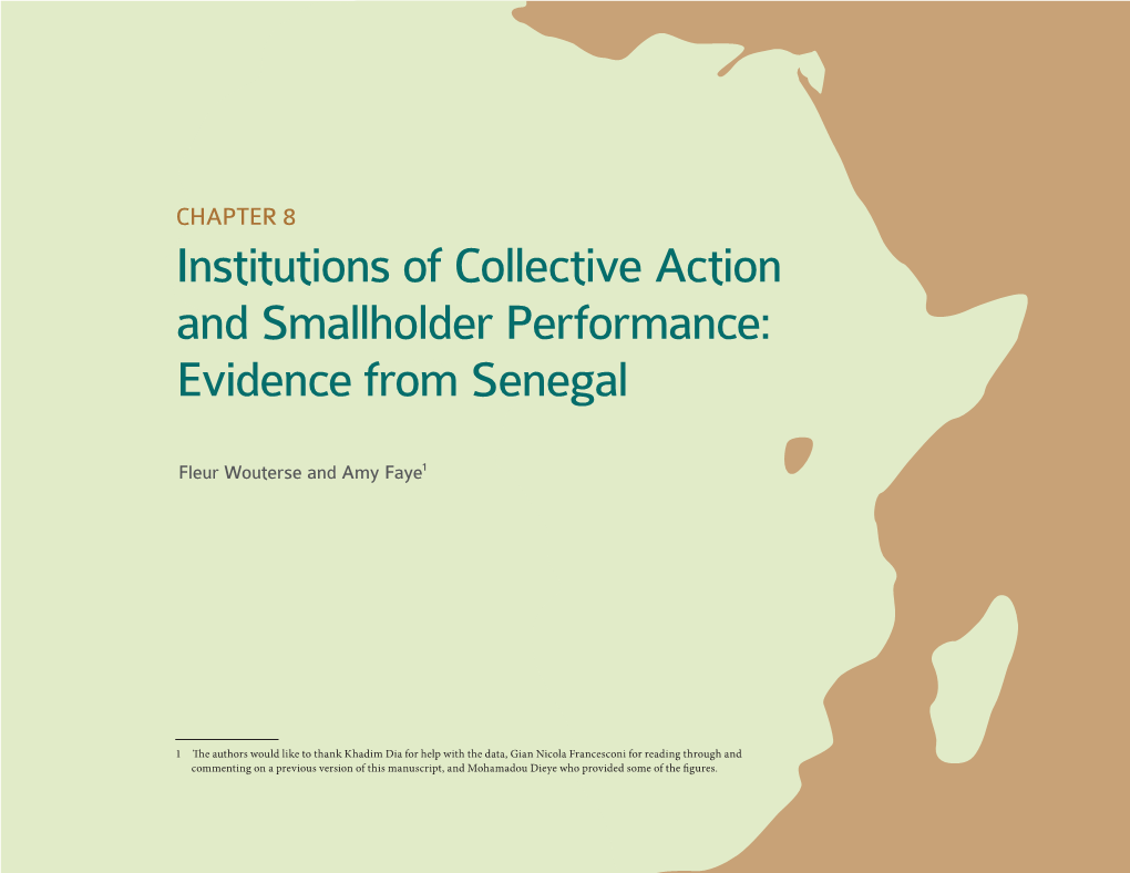 Institutions of Collective Action and Smallholder Performance: Evidence from Senegal
