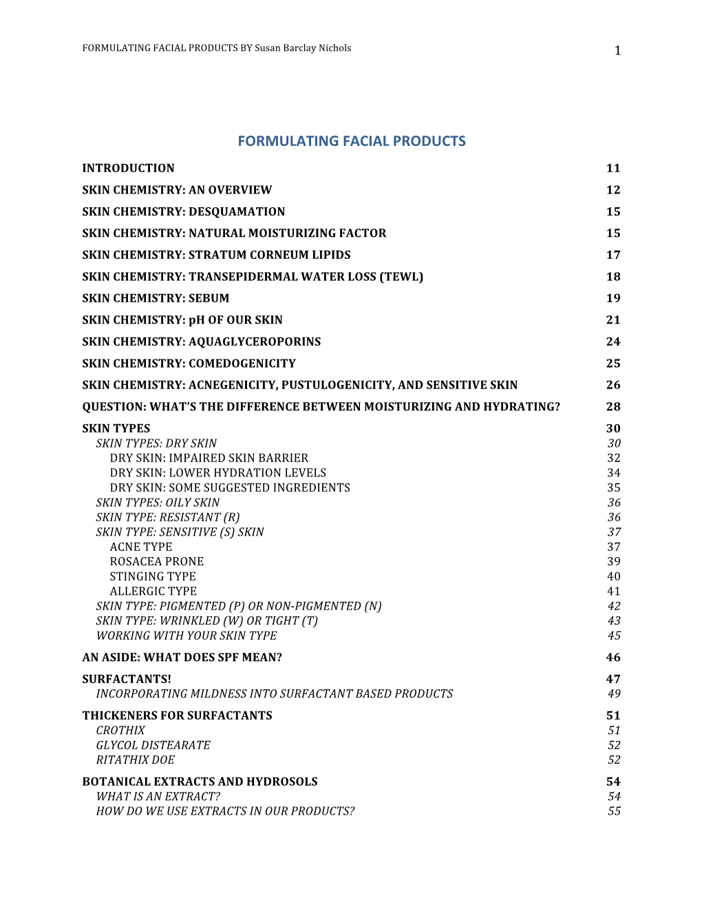 Formulating Facial Products Final Version