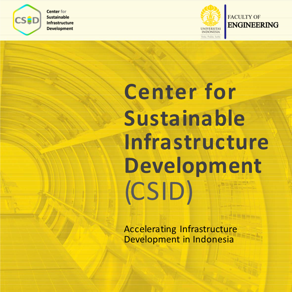 Center for Sustainable Infrastructure Development (CSID)