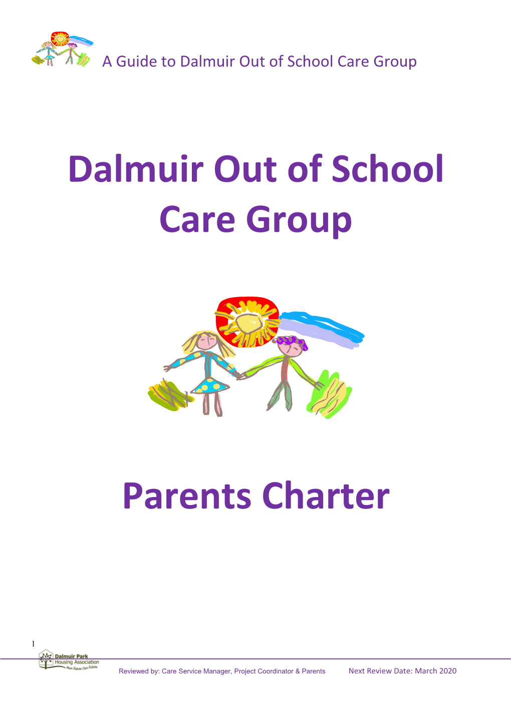 Dalmuir out of School Care Group Parents Charter