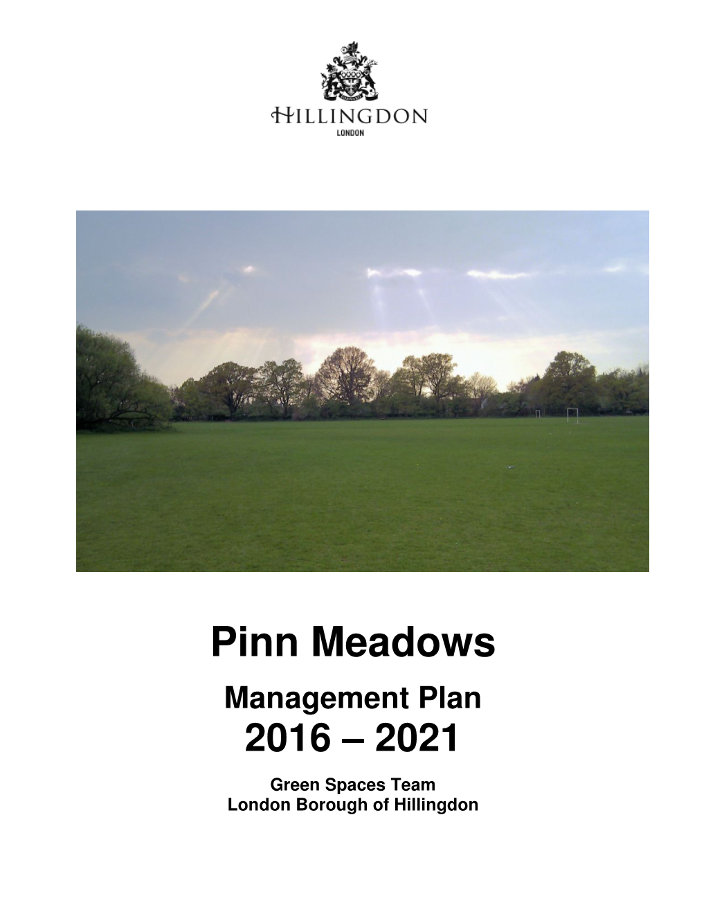 Pinn Meadows Management Plan ______