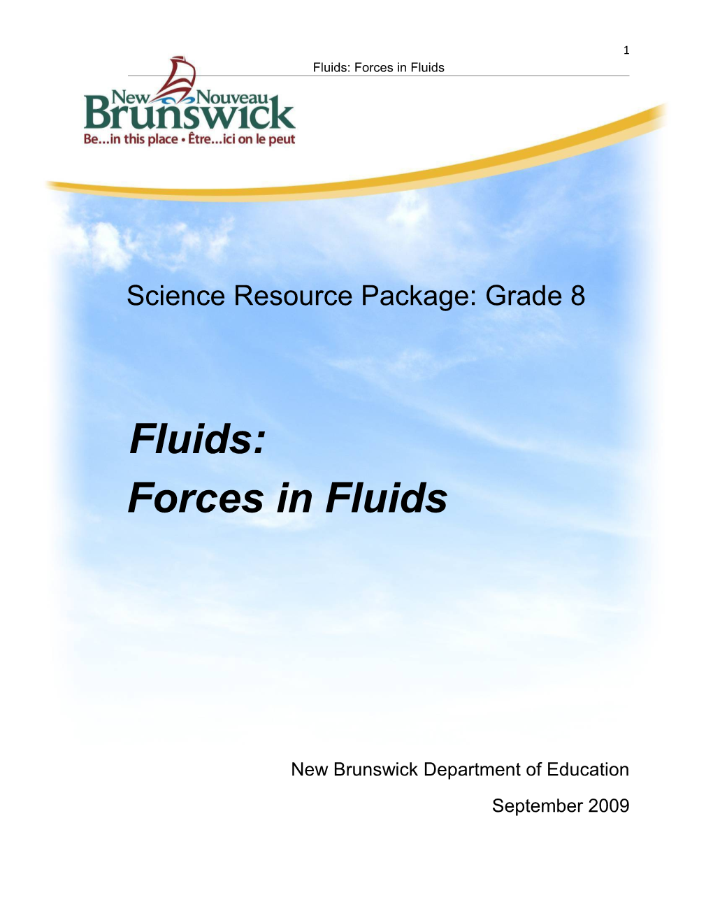 Science Resource Package: Grade 8