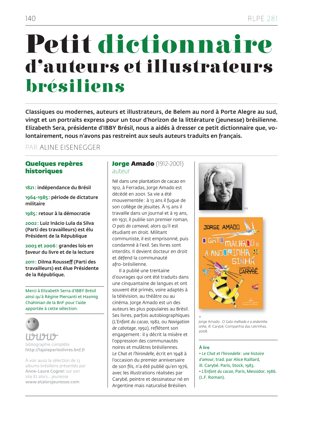 La Revue Des Livres Pour Enfants N° 281, Février 2015