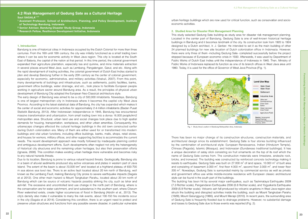 4.2 Risk Management of Gedung Sate As a Cultural Heritage