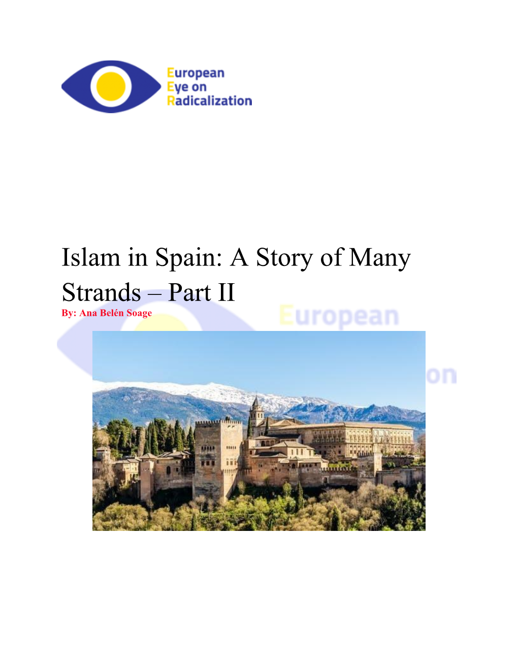 Islam in Spain: a Story of Many Strands – Part II