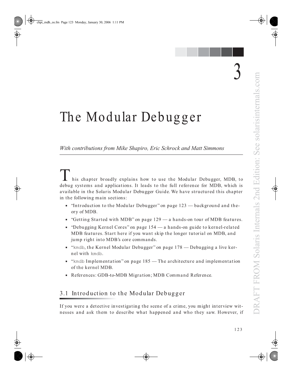 The Modular Debugger