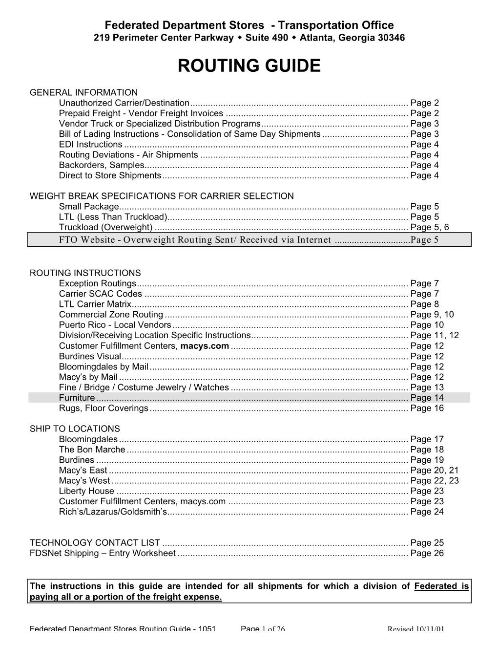 PDF of Macys Routing Guide