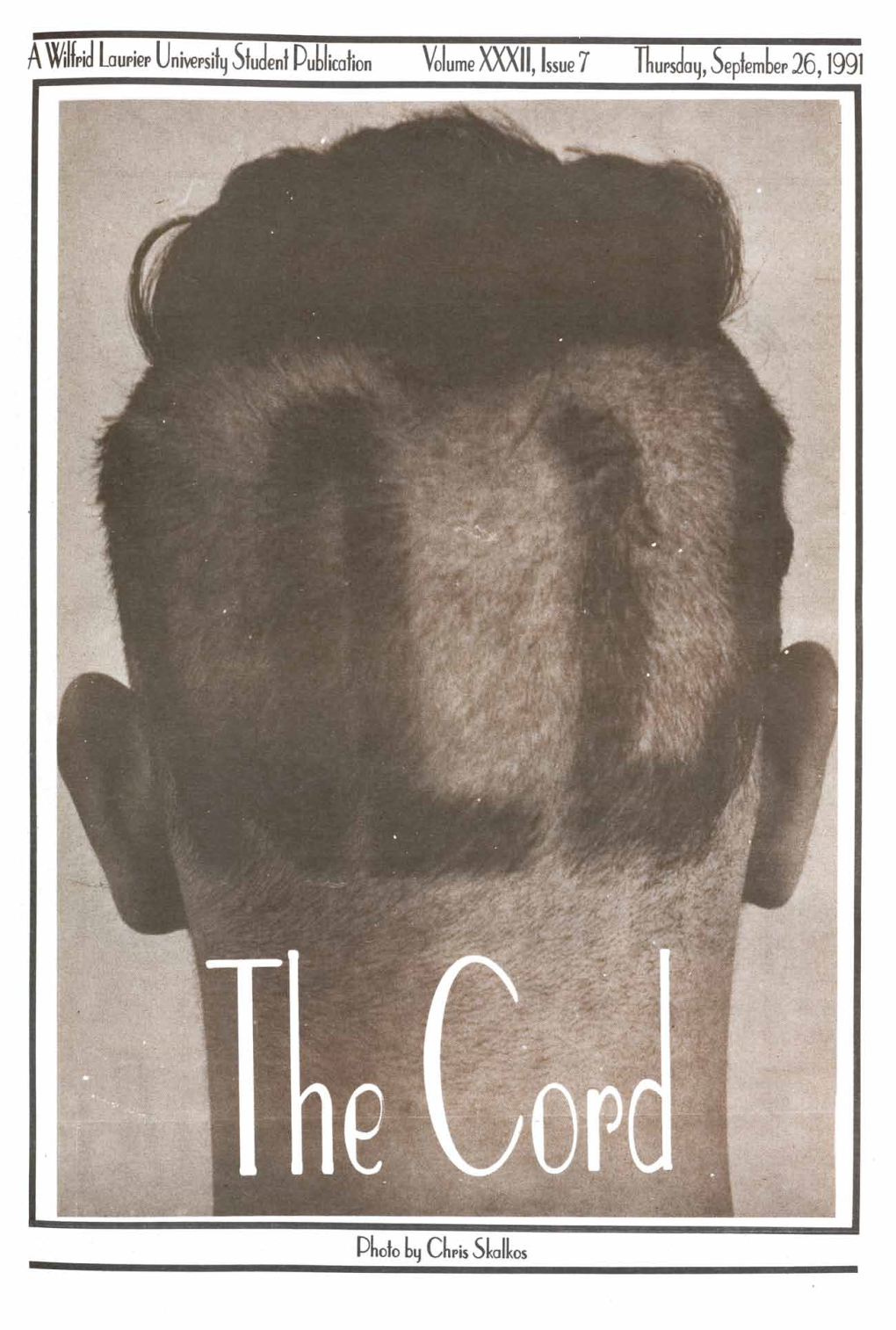 The Cord Weekly (September 26, 1991)