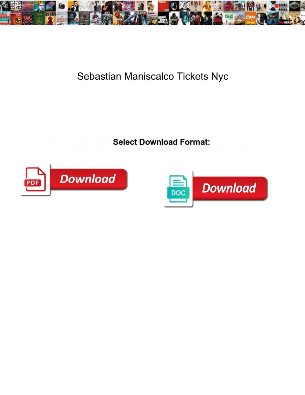 Sebastian Maniscalco Tickets Nyc