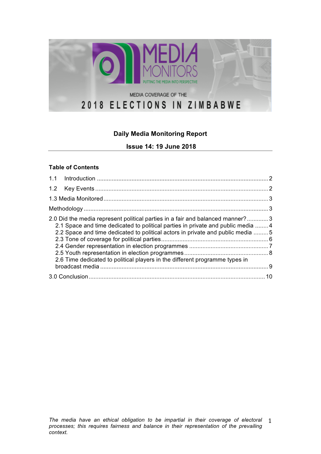 Daily Report Issue 14