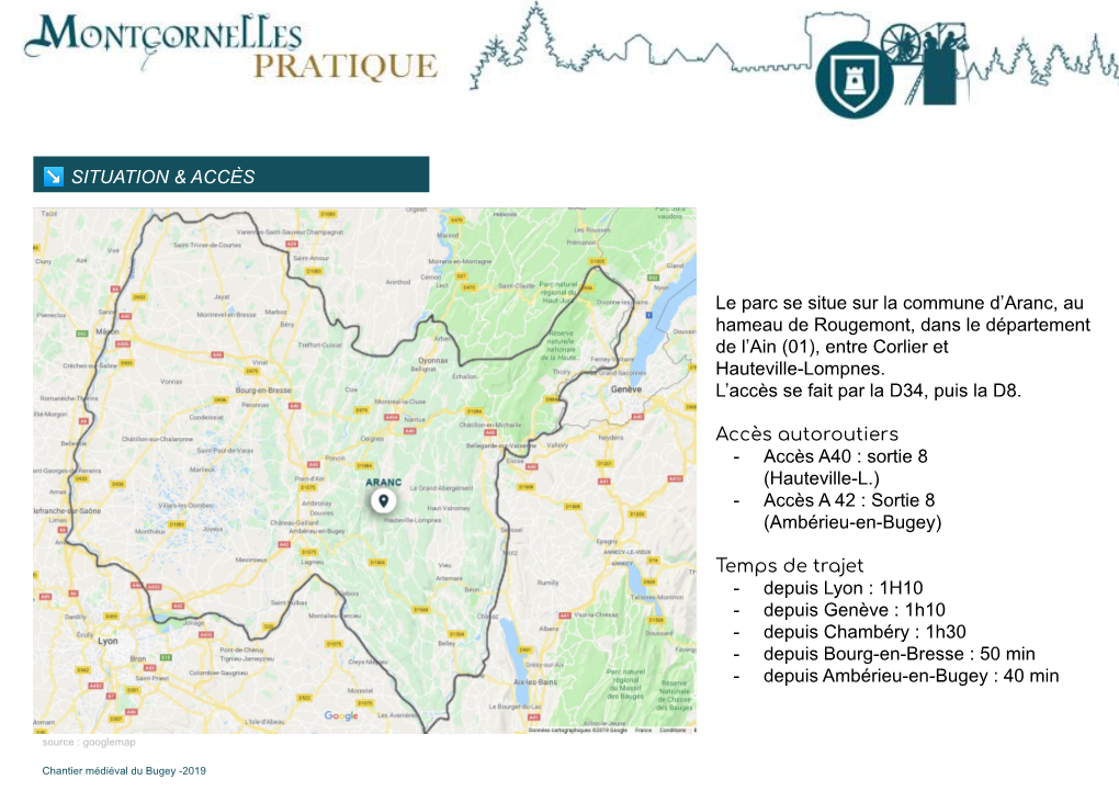 Le Parc Se Situe Sur La Commune D'aranc, Au