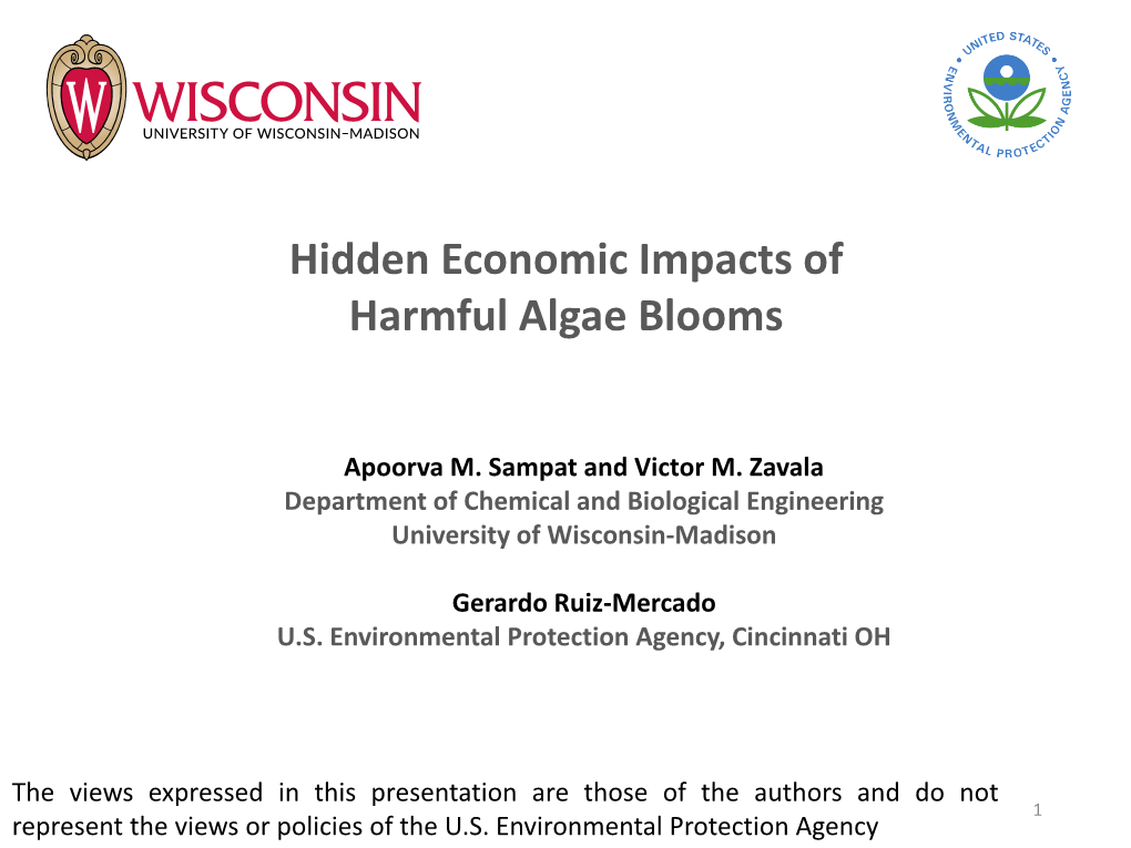 Hidden Economic Impacts of Harmful Algae Blooms